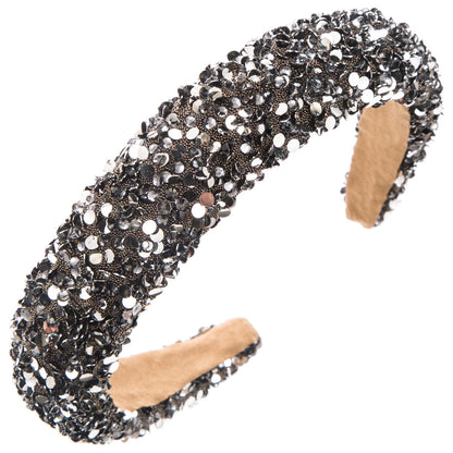 Fashionable Sparkly Sponge Headband for Women