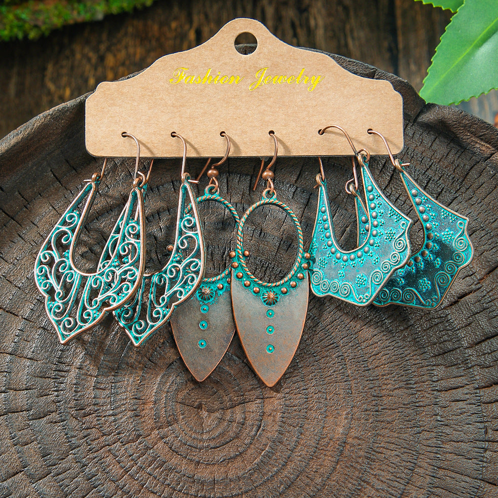 Fashion Tassel Earrings Set for Women - Vintage Style