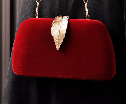 Elegant Velvet Evening Clutch Bag for Parties