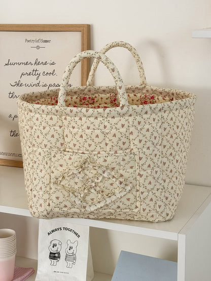 Floral Storage Basket Lightweight Collapsible Storage Box