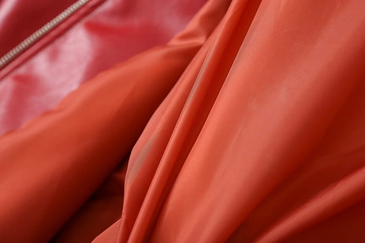 Vintage Splicing Lapel Leather Oversize Jacket