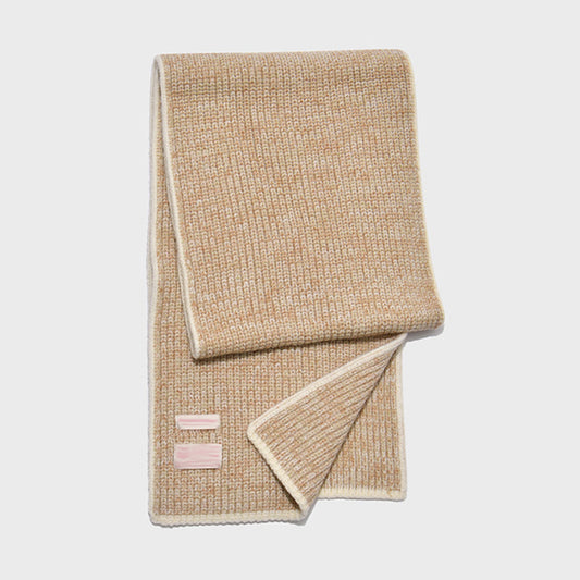 Elegant Thick Knit Solid Winter Warm Scarf