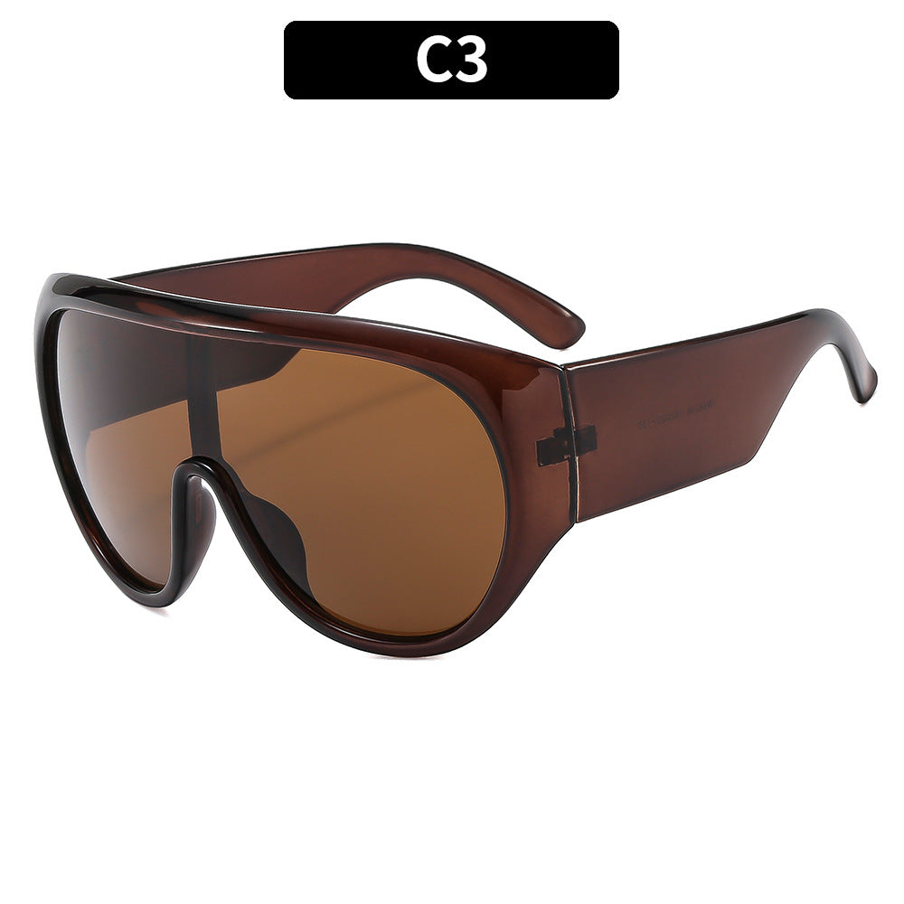 Large Frame Sports Sunglasses Fashionable Unisex Sunglasses
