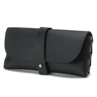Soft PU Leather Sunglasses Case Compact Eyewear Storage Box