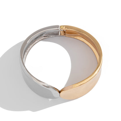 Creative Geometric Open Cuff Bracelet Women Alloy Fashion