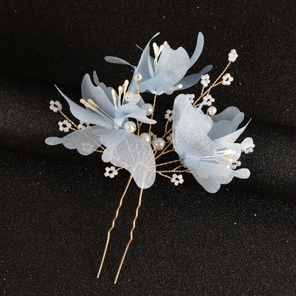 Bridal Wedding Hair Accessories Handcrafted Floral Hairpins