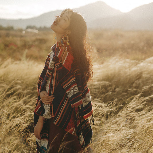 New Autumn And Winter  Warm And Thickened Tibetan Elegant Scarf