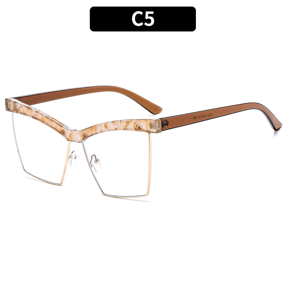 Fashionable Blue Light Blocking Rectangle Glasses for Adults