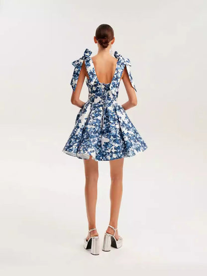 Off-Shoulder Chiffon Dress Elegant Casual Evening Gown