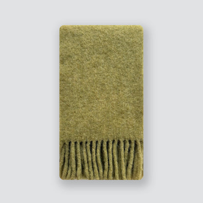 Alpaca Blend Scarf with Fringe - Elegant All-Season Accessory