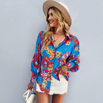 Stylish Commuter Women'S Shirt Winter Long Sleeve Versatile Top