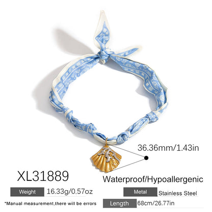 Sweetheart Floral Stainless Steel Pendant Necklace Fashionable Casual Accessories
