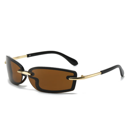 Futuristic Square Candy Color Sunglasses for Women