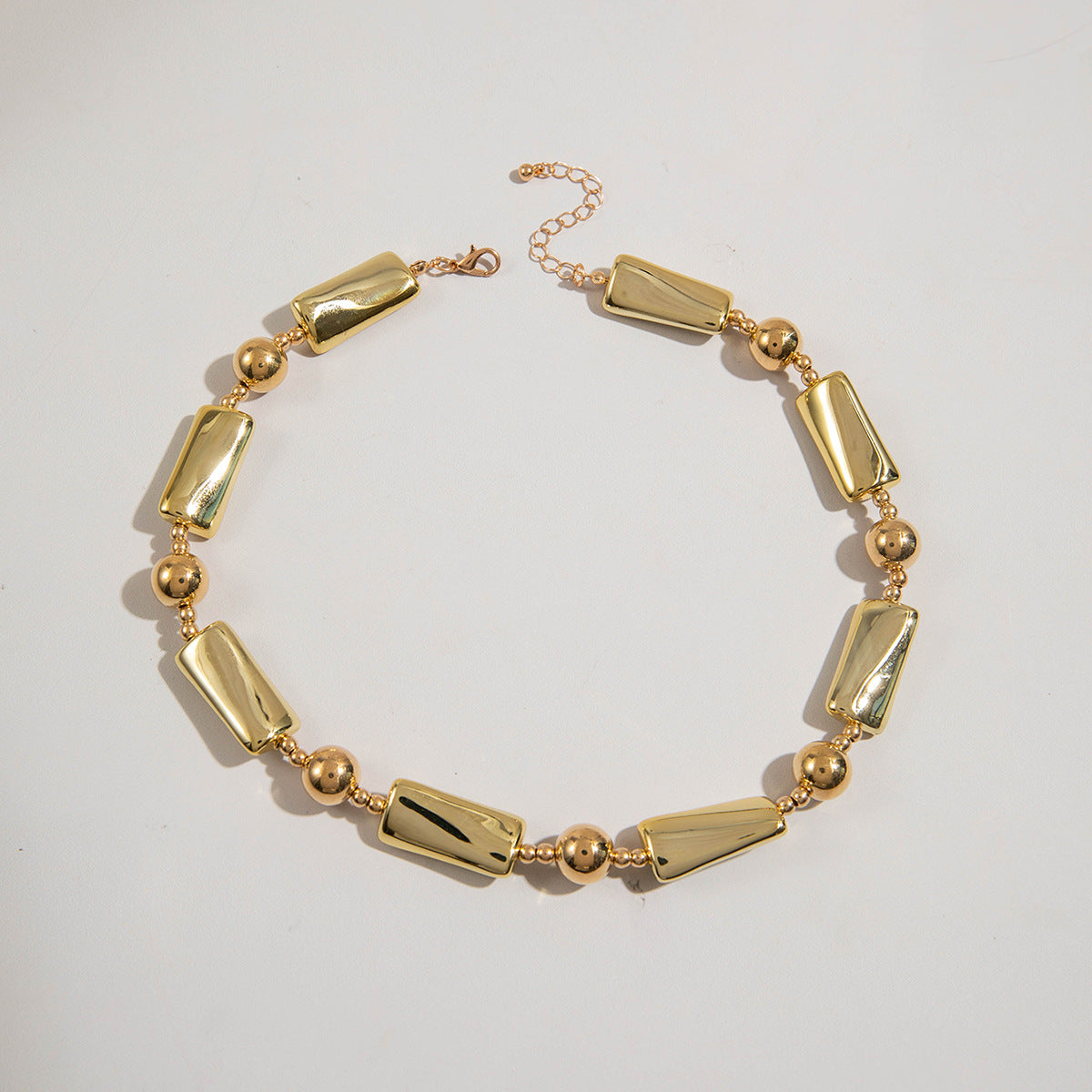Trendy Ccb Letter Choker Necklace With Handmade Pearl Bow