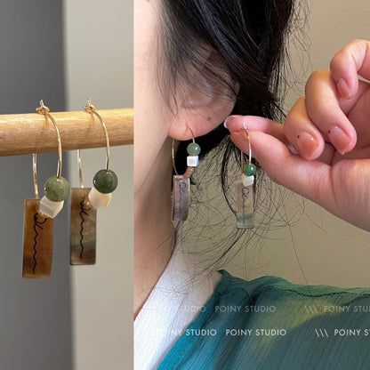 Earring Design Sense Temperament, High-Grade Vintage Earrings, Antique Style Earrings