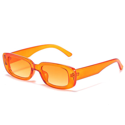 Trendy Square Sunglasses Stylish Black Frame Glasses