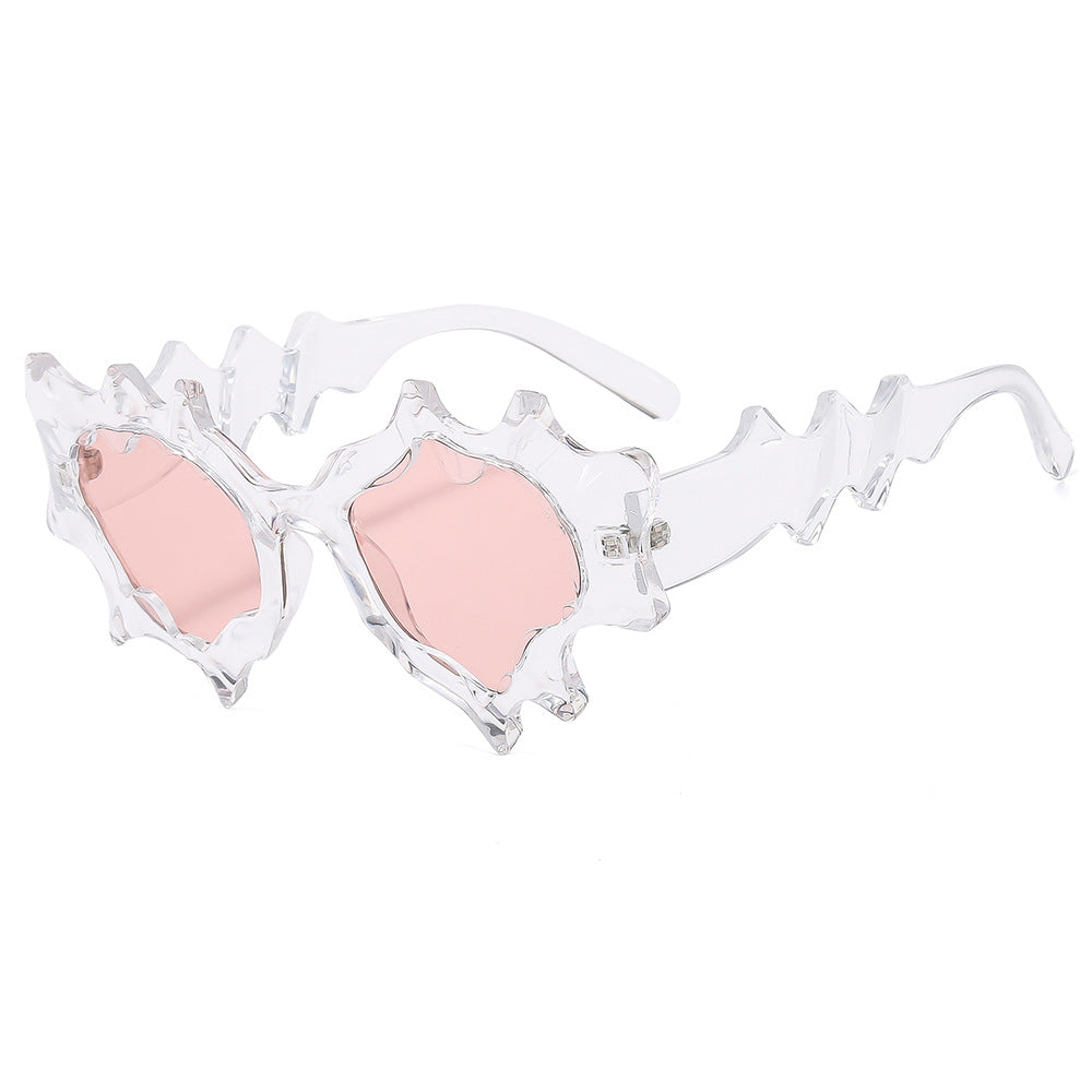 Y2K Futuristic Irregular Sunglasses Unisex Punk Hip Hop Style