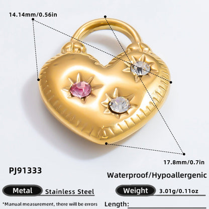 Butterfly Heart Geometric Pendant DIY Jewelry Accessories