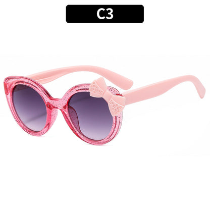 Cute Kids' Butterfly Knot Sunglasses UV400 Protection