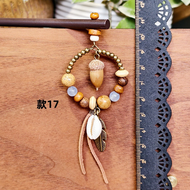 Vintage Leaf Hairpin Handmade Alloy Hair Accessories