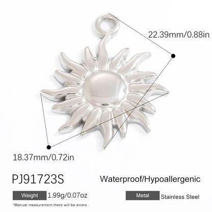 Stylish Steel Color Pendant Necklace Minimalist Design