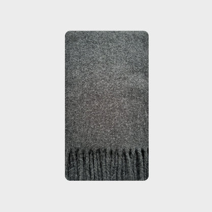 Mint Green Snowbud Pink Wool Blend Scarf For Women