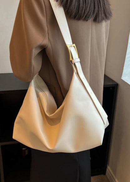 Oversized Hobo Bag Premium PU Material Crescent