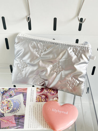 Butterfly Knot Coin Purse Portable Earphone Storage Bag