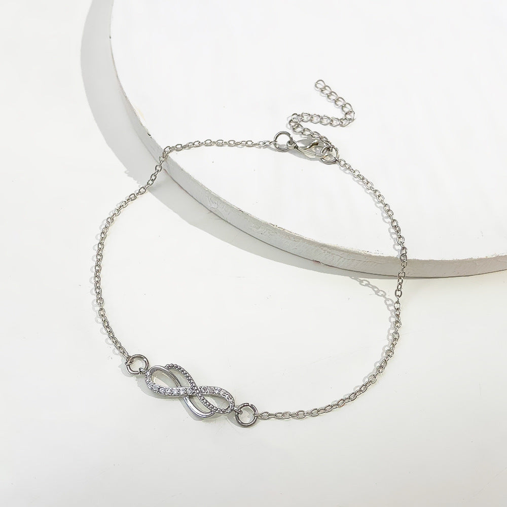 Vintage Zircon DelicateÂ  Anklet