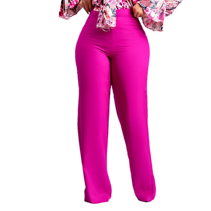 Elegant Wide-Leg Trousers For Women Comfortable All-Season Pants