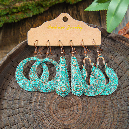 Bohemian Tassel Earrings Vintage Metal