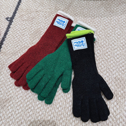Winter Thermal Soft Touchscreen Wool Long Gloves