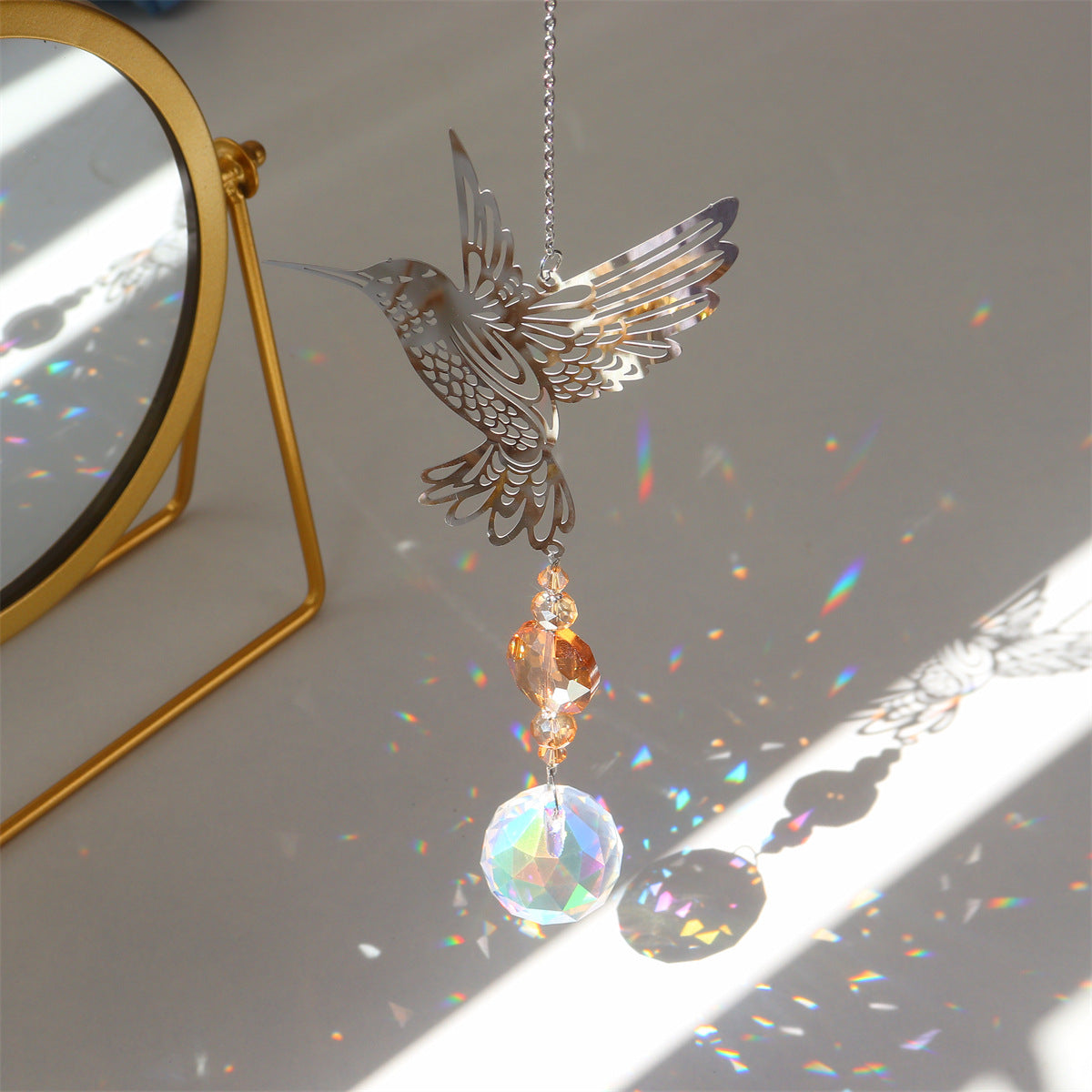 3+ Metal Animal Crystal Suncatcher Hangings