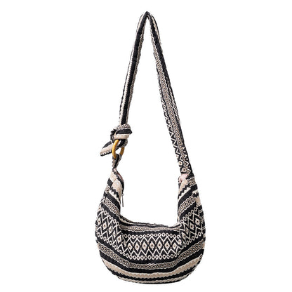 Vintage Print Zipper Bags