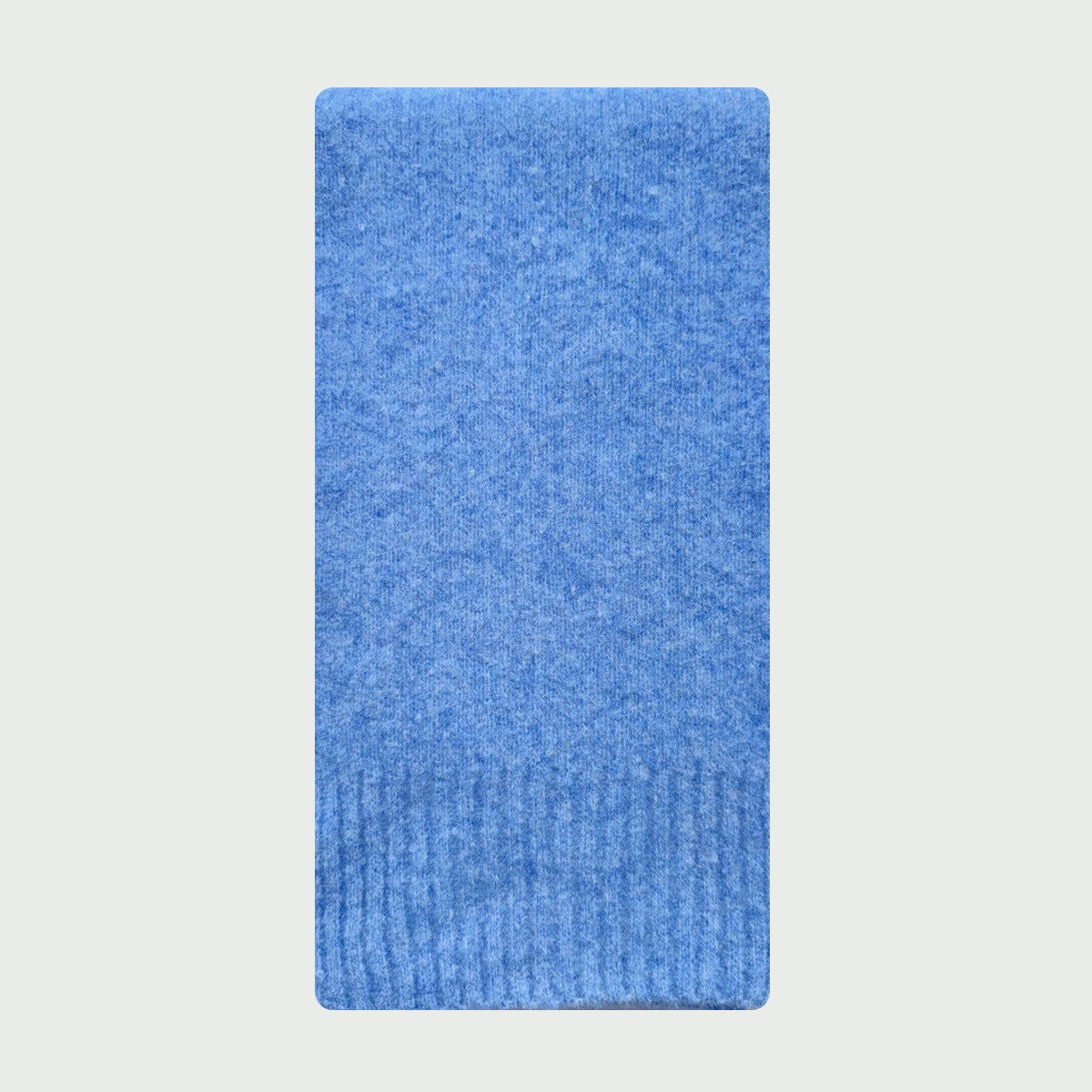 Solid Color Wool Knit Scarf for Women