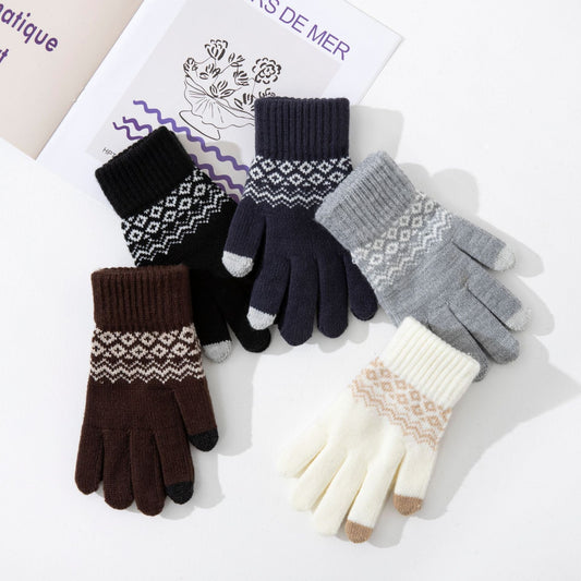 Knitted Touchscreen Gloves Warm Winter Outdoor Sports Gloves