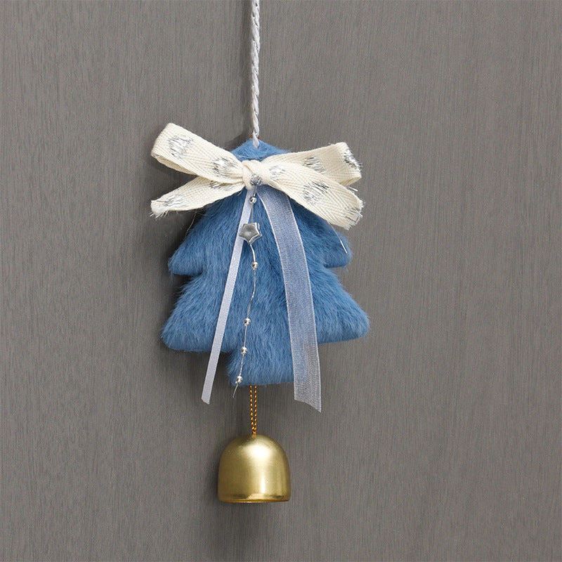 Christmas Tree Jingle Bell Bow Door Decoration
