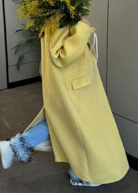 Longline Wool Coat Structured Tailored Fit
