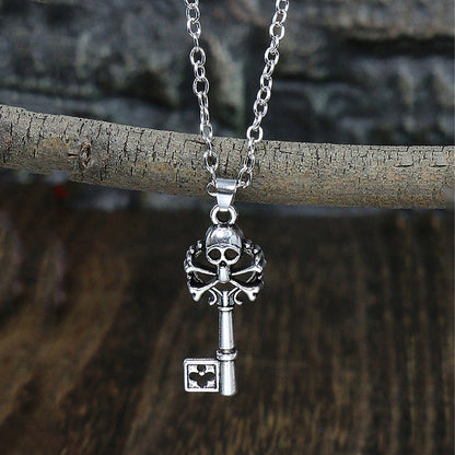 Halloween Ghost Skull Bat Pumpkin Pendant Necklace
