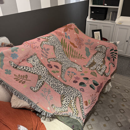 Cozy Artistic Print Tapestry Sofa Throw Blanket