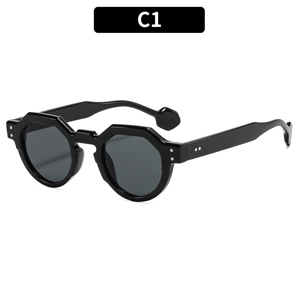 Casual Polygon Sunglasses Fashionable Unisex UV400 Protection