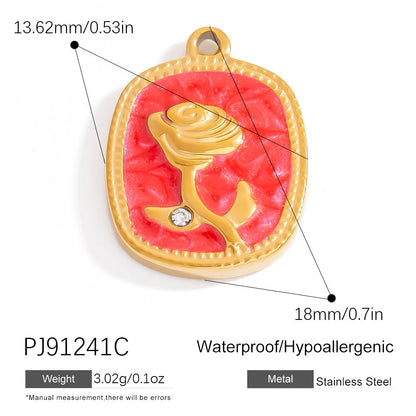 Bohemian Style Stainless Steel Beach Pendant Necklace