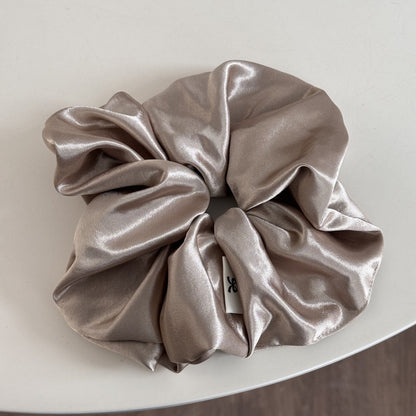 Elegant Elastic Band Satin Solid Color Scrunchies
