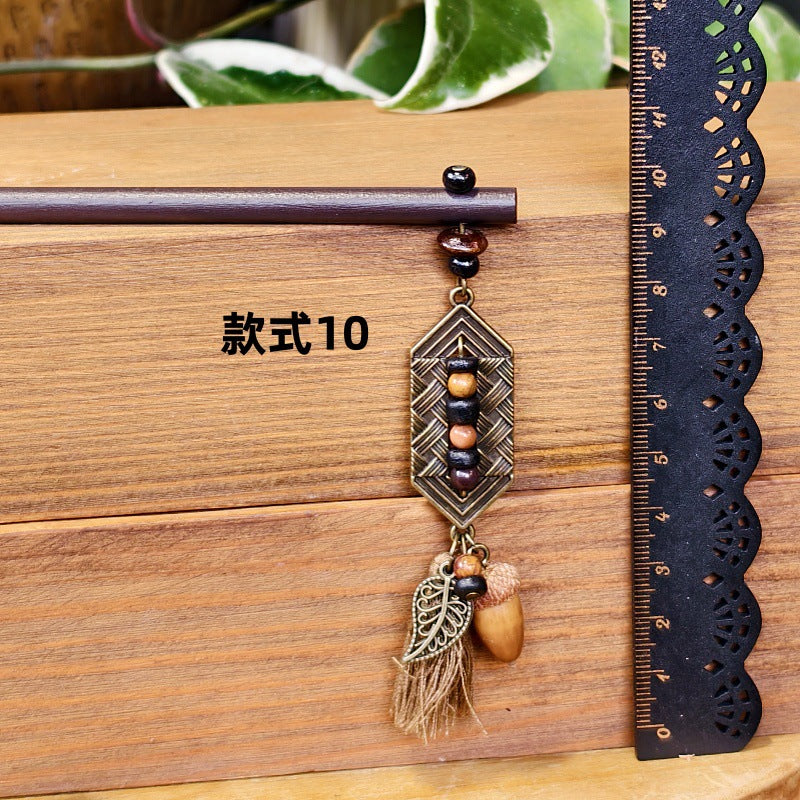 Vintage Floral Alloy Hair Stick Bohemian Headpiece