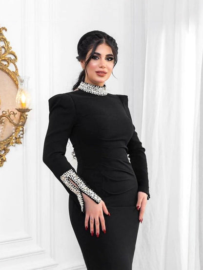 Elegant Lace Long Sleeve Mermaid Dress For Women