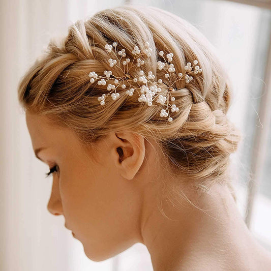 Starry Pearl Hair Clips Set of 2