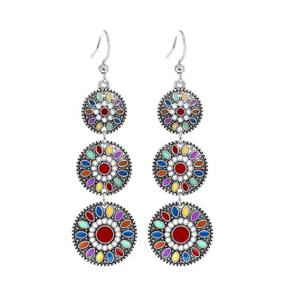 Trendy European & American Long Geometric Drop Earrings
