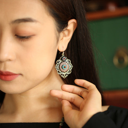 Original Literature And Art Retro Ethnic Personality Earrings