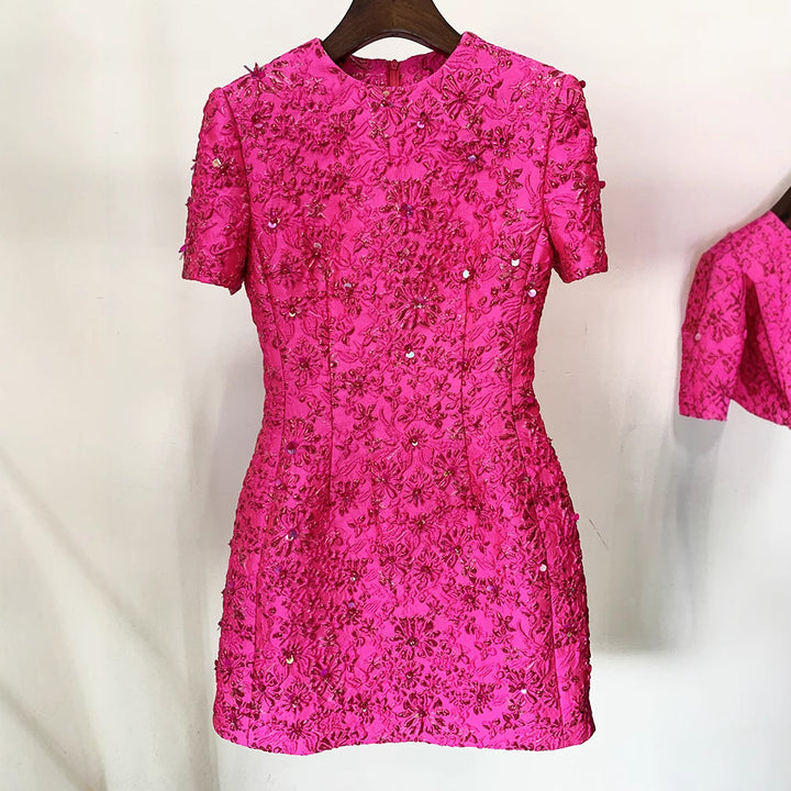 Short Sleeve Black Dress
