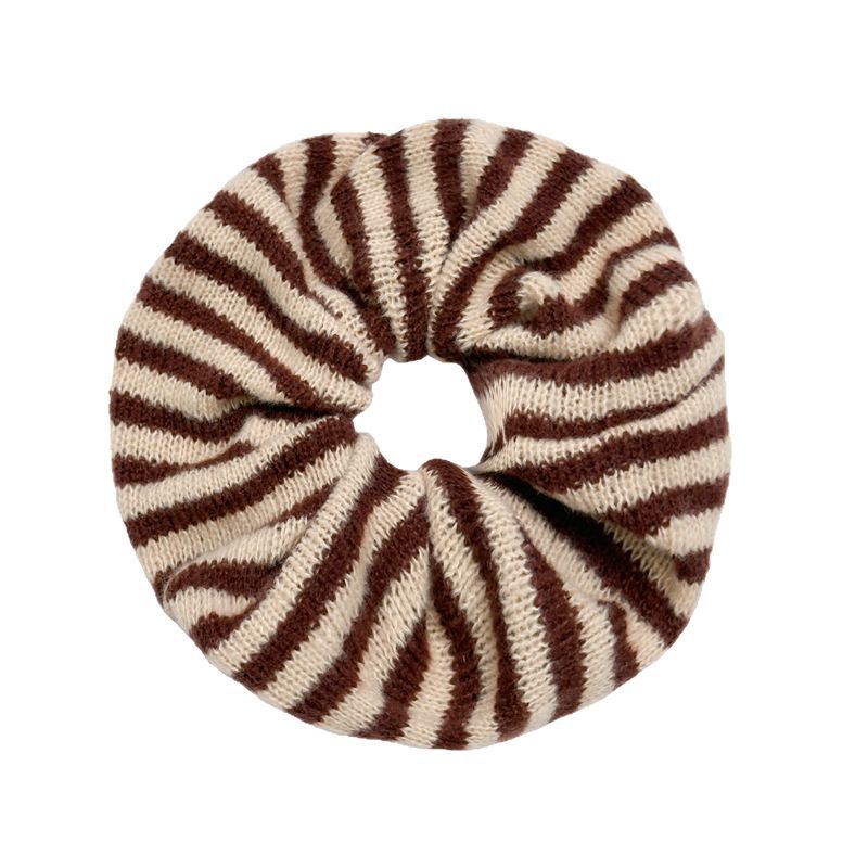 Color Block Striped Elastic Hair Tie